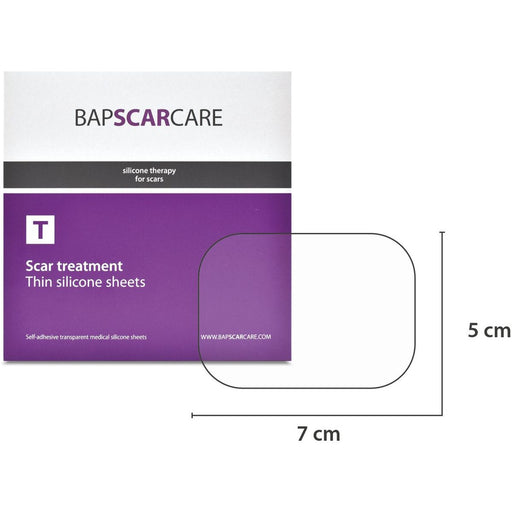 BAPSCARCARE BSC T Siliconen Littekenverband 5 X 7 cm