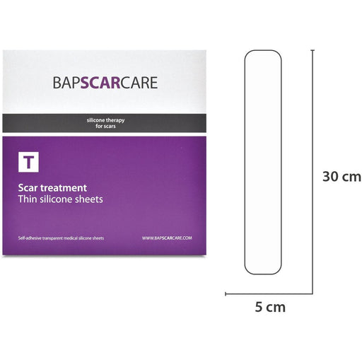 BAPSCARCARE T Siliconen Littekenverband 5 X 30 cm