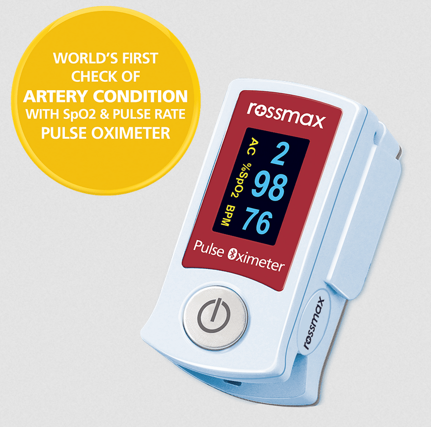 Bluetooth APG vinger pulsoximeter Rossmax SB210 – slimme zuurstofmeting met medische betrouwbaarheid - KS Medical Group
