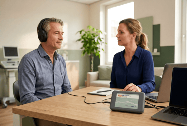 Gehoor testen met de audiometer 600M: slim meten, digitaal vastleggen - KS Medical Group