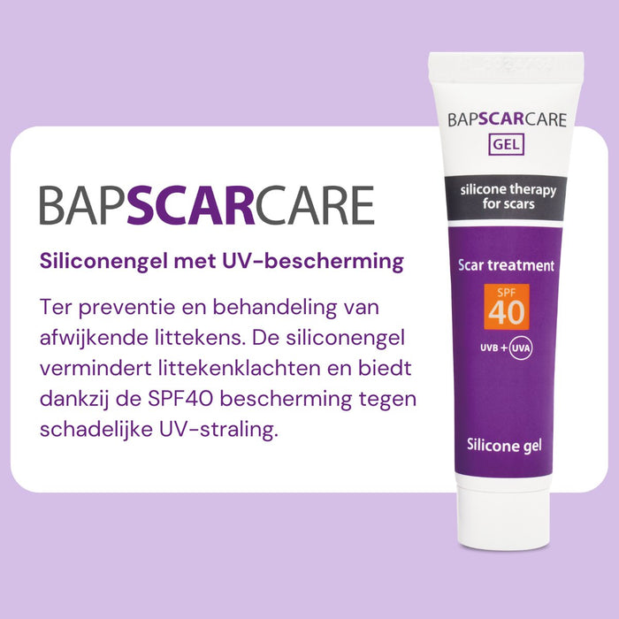 BAPSCARCARE Siliconengel met UV-bescherming