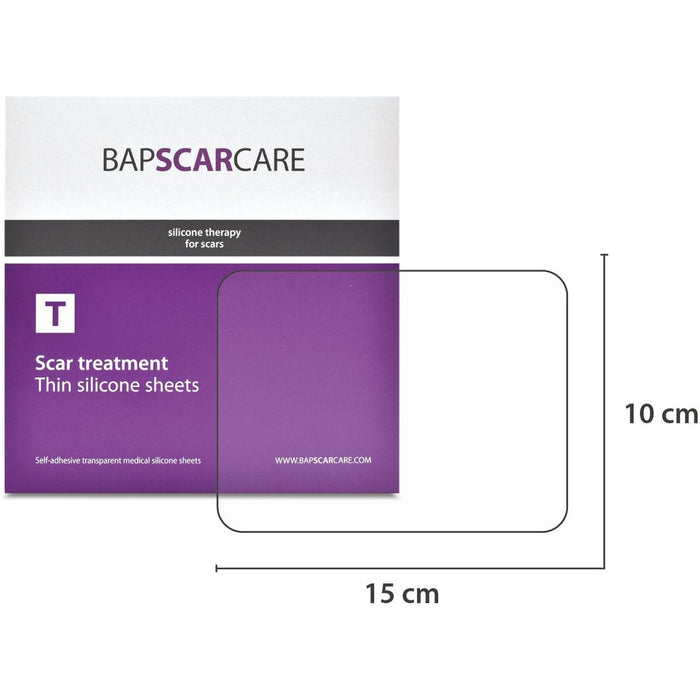 BAPSCARCARE T Siliconen Littekenverband 10 X 15 cm