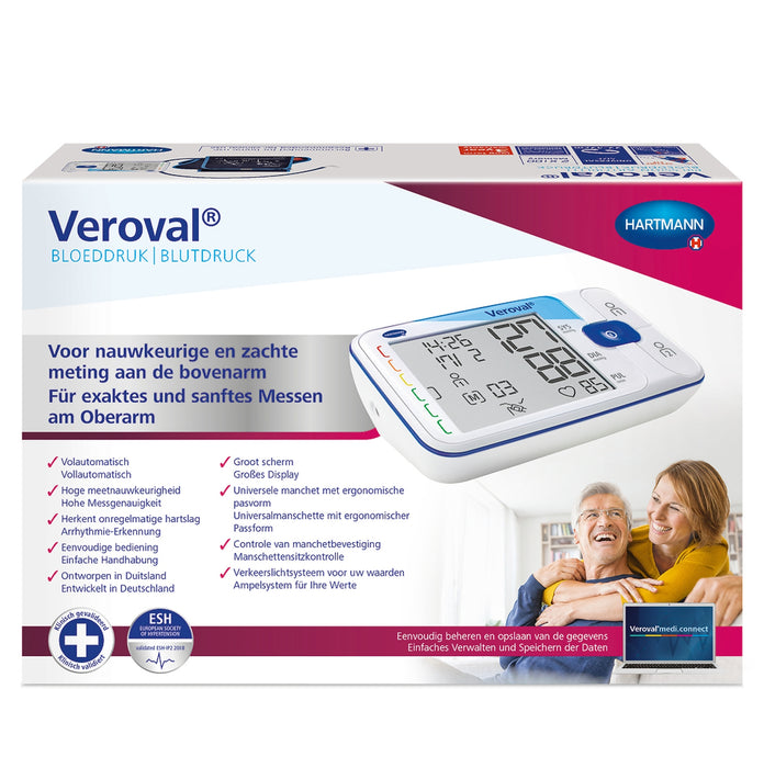 Veroval® Premium Oberarm-Blutdruckmessgerät mit Universalgröße 22 - 42 cm