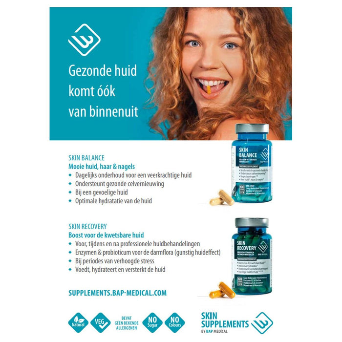 BAP Medical SkinBalance Supplementen, Vermindert huidproblemen van binnenuit