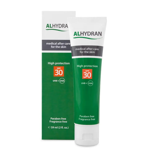 ALHYDRAN SPF 30, Zonnebrand voor de gevoelige huid