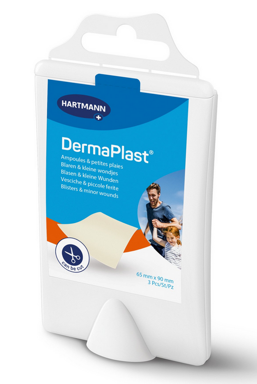 DermaPlast Blaren Pleisters - 3 op maat te knippen pleisters