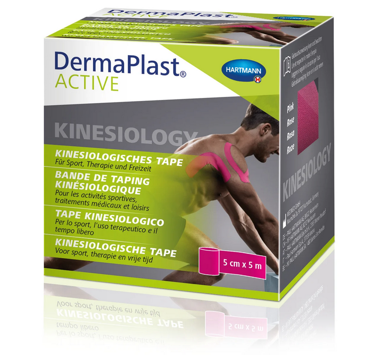 DermaPlast Active - kinesiotape  - 5cm x 5mtr - diverse kleuren