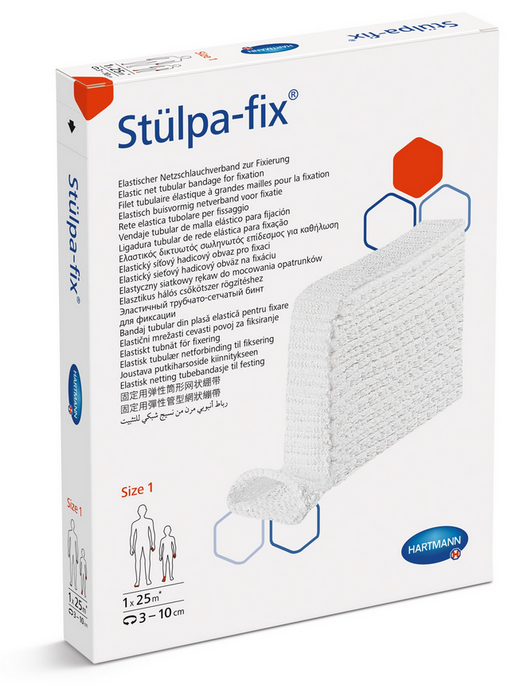 Hartmann Stulpa-fix sterk elastisch netverband(Rol 25m) - Maat 1 - Size 1