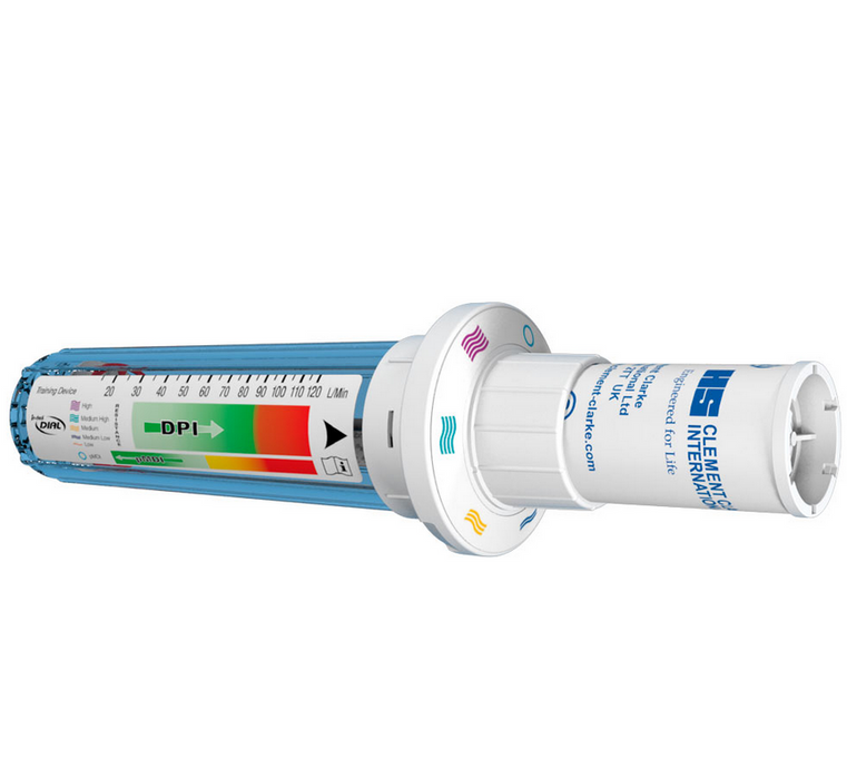 Incheck DIAL G16 inspiratoire flow meter incl 100 mondstukken