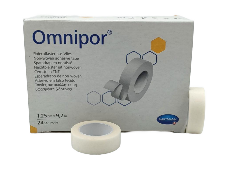 Hartmann Omnipor hypoallergene non-woven fixatie pleister 1.25cm x 9.2m 24 stuks