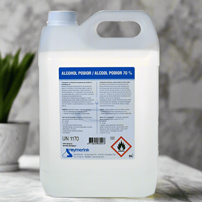 Alcohol Podior 70% - 5 Liter – Professioneel desinfectiemiddel. Voor het ontsmetten van huid, instrumenten en oppervlakken