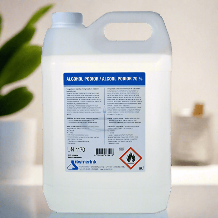 Alcohol Podior 70% - 5 Liter – Professioneel desinfectiemiddel. Voor het ontsmetten van huid, instrumenten en oppervlakken