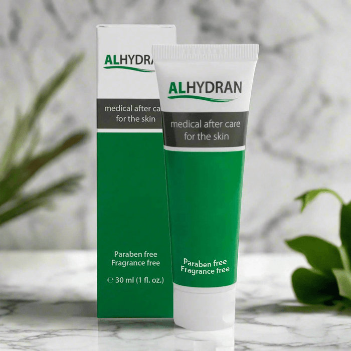 ALHYDRAN Brandwonden- en littekencrème 30ml  -Bewezen effectief bij littekens , brandwonden, eczeem, droge huid, bestraling, laserbehandeling.