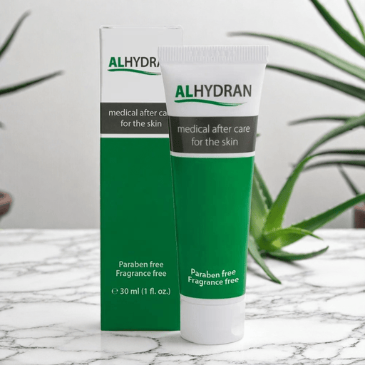 ALHYDRAN Brandwonden- en littekencrème 30ml  -Bewezen effectief bij littekens , brandwonden, eczeem, droge huid, bestraling, laserbehandeling.