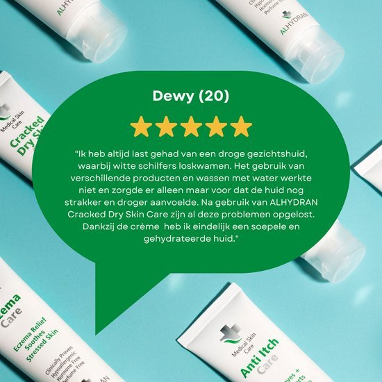 ALHYDRAN Cracked Dry Skin Care – Medische crème voor droge of gebarsten huid