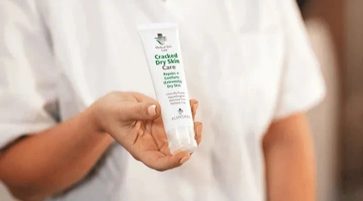 ALHYDRAN Cracked Dry Skin Care – Medische crème voor droge of gebarsten huid