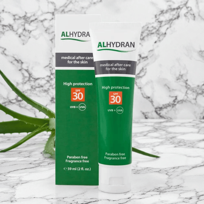ALHYDRAN SPF 30 – Medische zonnebrandcrème voor de gevoelige huid