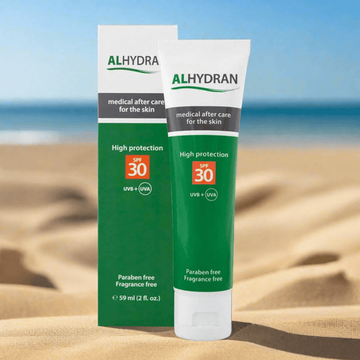 ALHYDRAN SPF 30 – Medische zonnebrandcrème voor de gevoelige huid