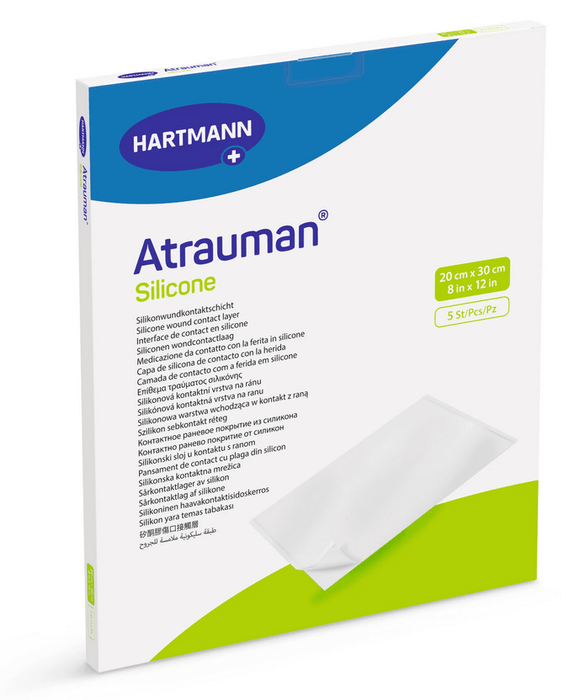 Atrauman Silicone wondcontactlaag steriel per 5 verpakt