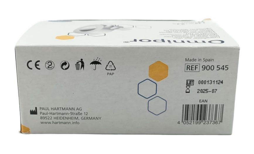 Hartmann Omnipor hypoallergene non-woven fixatie pleister 1.25cm x 9.2m 24 stuks