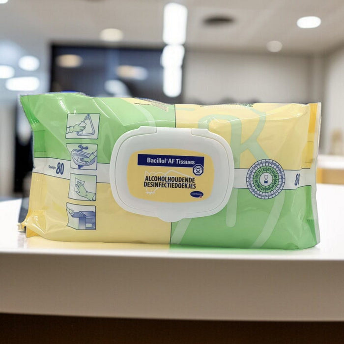 Bacillol AF Tissues - alcoholhoudende desinfectiedoekjes. Alcoholhoudende desinfecterende doekjes voor snelle oppervlaktereiniging.