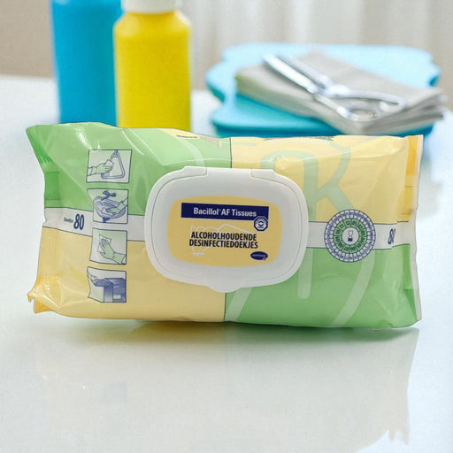 Bacillol AF Tissues - alcoholhoudende desinfectiedoekjes. Alcoholhoudende desinfecterende doekjes voor snelle oppervlaktereiniging.