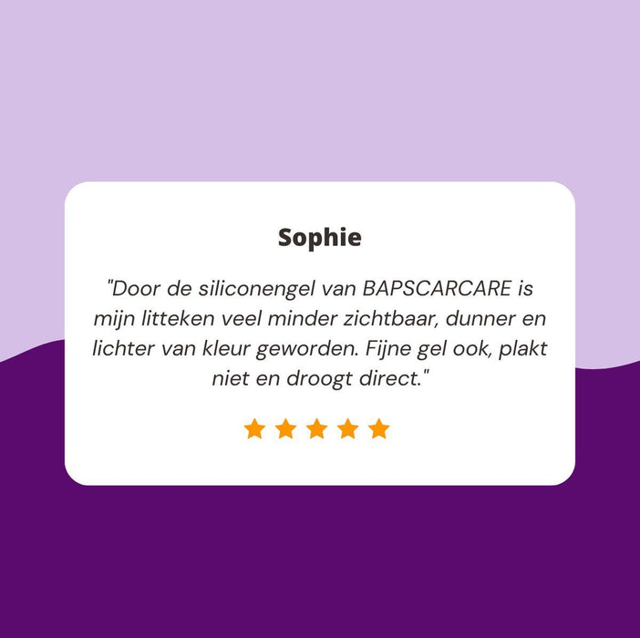 BAPSCARCARE Siliconen Littekengel