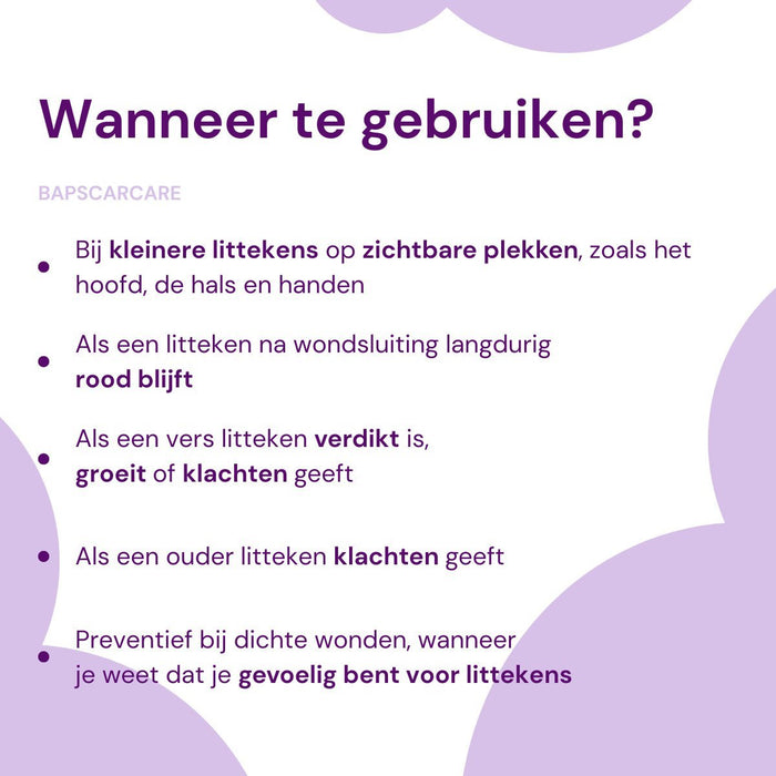 BAPSCARCARE Siliconen Littekengel