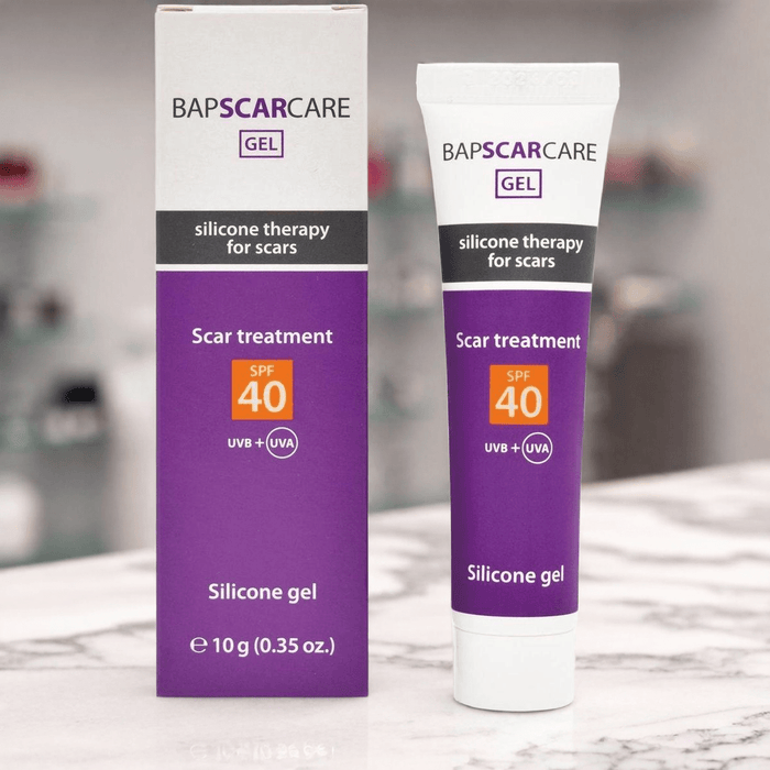 Littekenverzorging én zonbescherming in één – BAPSCARCARE Siliconengel met UV-bescherming