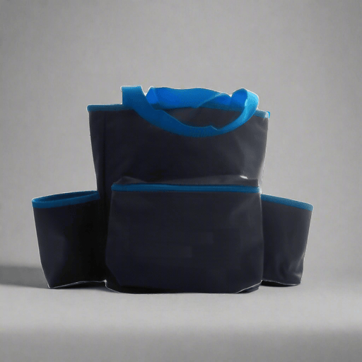 Blauwe robuuste watertas met 3 vakken - KS Medical Group