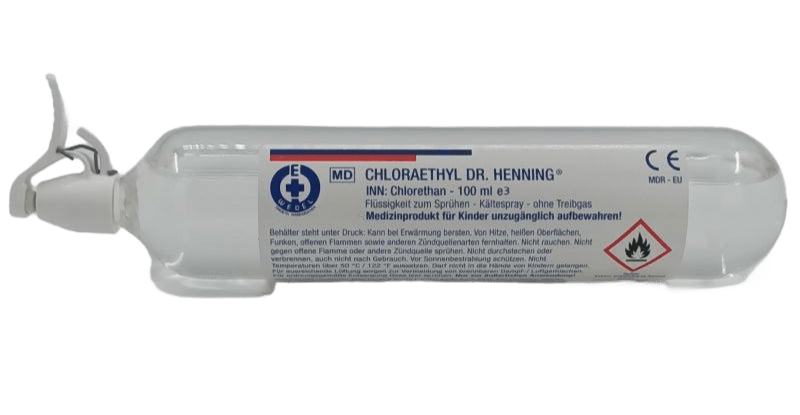 unzugänglich aufbewahren Chloraethyl Dr. Henning | Kühlspray
