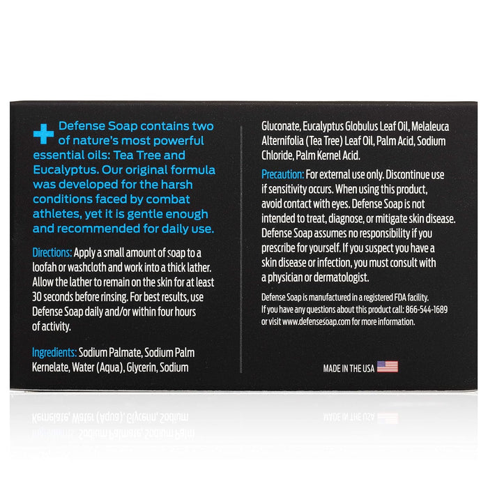 Defense Soap Original - verpakking achterkant