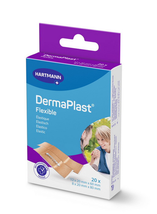 Dermaplast Flexible - 20 pleisters in 2 maten - elastische pleisters