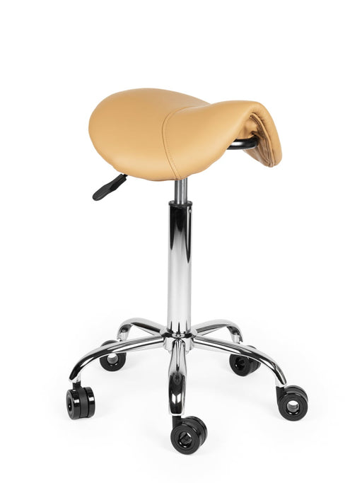 Ergonomische Kapperskruk - Beige - Standaard zithoogte