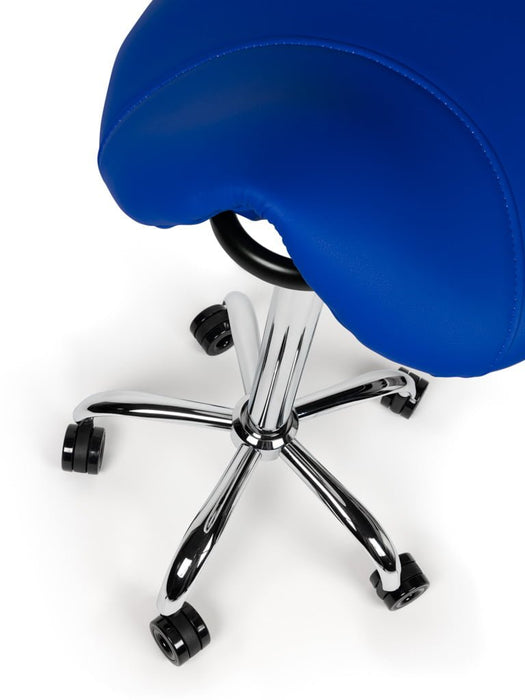 Ergonomische Kapperskruk - Blauw