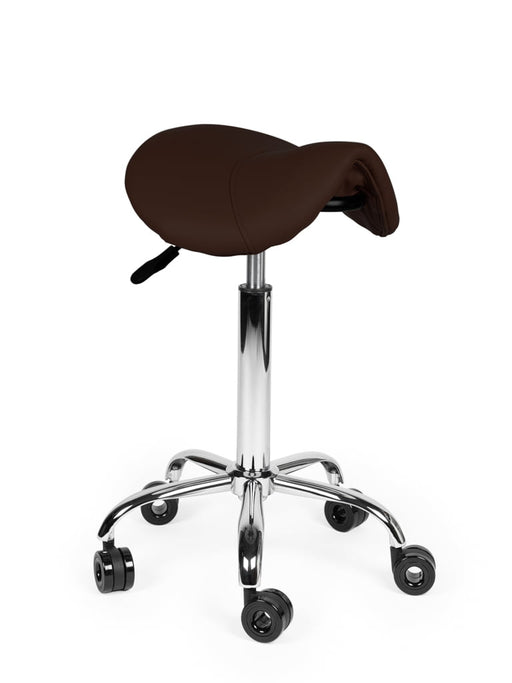 Ergonomische Kapperskruk - Bruin - Standaard zithoogte