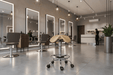 Ergonomische Kapperskruk met voetring - Beige - KS Medical Group