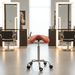 Ergonomische Kapperskruk - Oranje - KS Medical Group