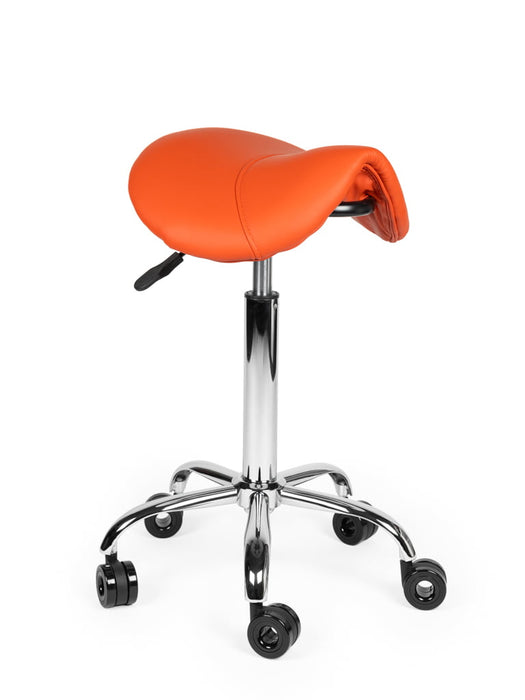 Ergonomische Kapperskruk Oranje