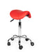 Ergonomische Kapperskruk Rood Standaard zithoogte
