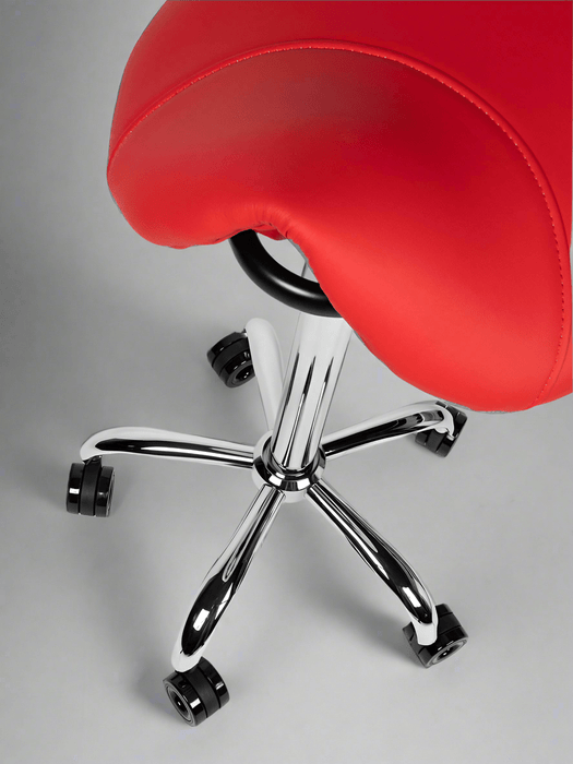 Ergonomische Kapperskruk Rood