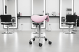 Ergonomische Kapperskruk - Roze - KS Medical Group