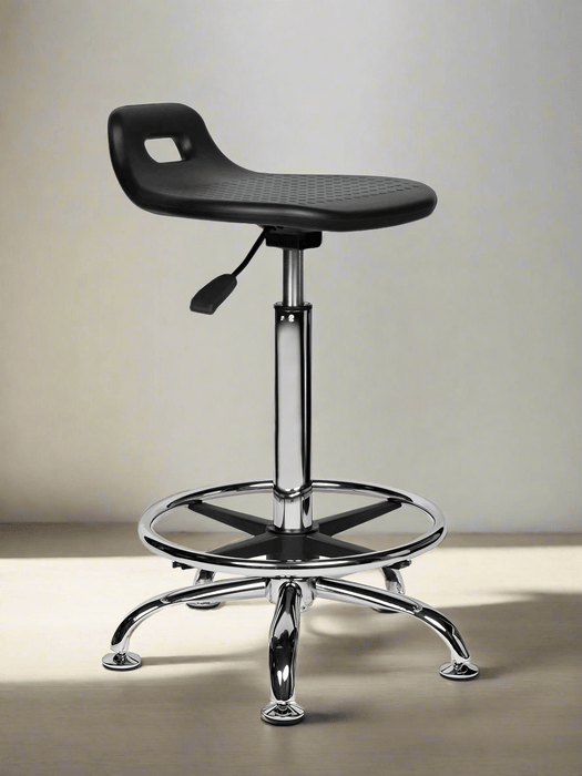 Ergonomische Sta - hulp met voetring Zwart - KS Medical Group