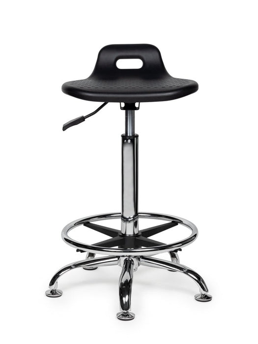 Ergonomische Sta-hulp met voetring Zwart