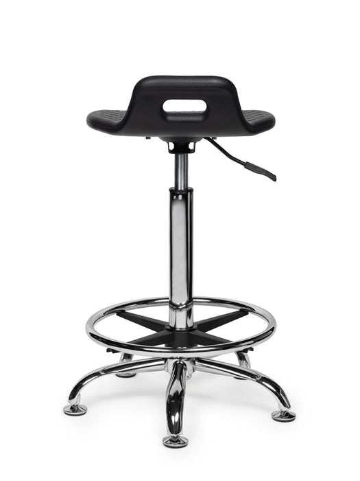 Ergonomische Sta-hulp met voetring Zwart