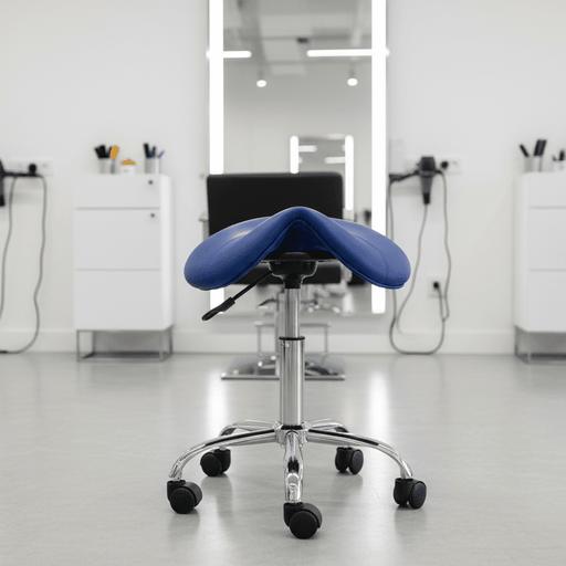 Ergonomische Zadelkruk - Blauw - Laag model - KS Medical Group