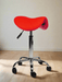 Ergonomische Zadelkruk - Standaard hoogte - Rood - KS Medical Group