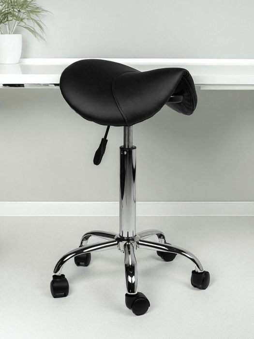 Zadelkruk Standaard Zwart - ergonomisch meubilair