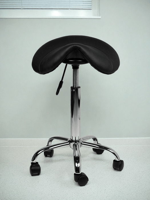 Zadelkruk Standaard Zwart - ergonomisch meubilair - praktijkinrichting