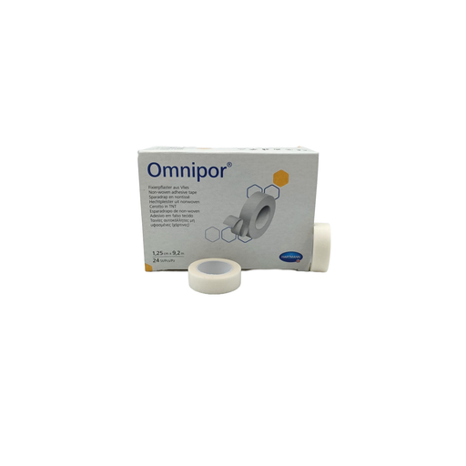 Hartmann Omnipor hypoallergene non-woven fixatiepleister 2.5cm x 9.2m 12 stuks